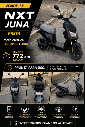 Scooter Elétrica NXT Juna 1000w (Autopropelido)