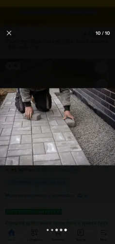 Estalaçao de sextavado e paver 