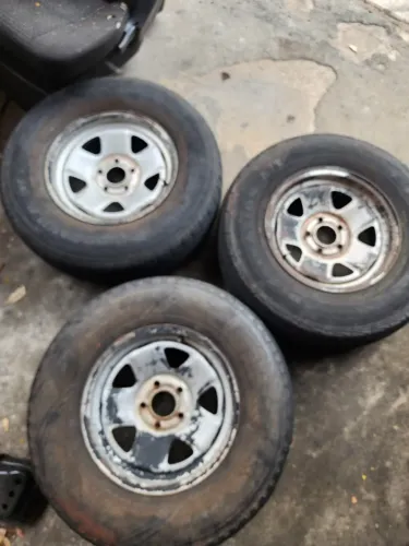 Jogo de rodas de ferro Ford Ranger Aro 15 até 2012 5x114