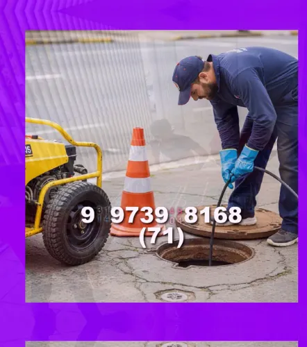 Desentupidora a preço justo! Ligue já 71?9?9739?8168 com a TopFacil e resolva!