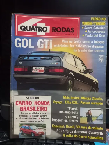 Revista quatro rodas GOL GTi