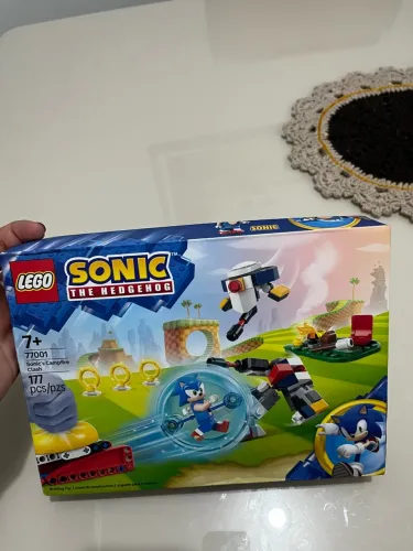 Lego sonic novo, meu filho ganhou 2 igual.