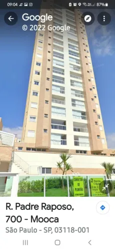 Apartamento no contrapiso com churrasqueira na varanda com 2 dorm na Padre Raposo mooca