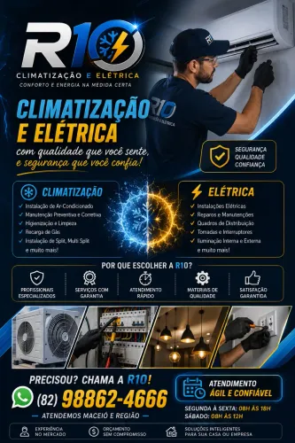 Técnico em ar condicionado e eletricista