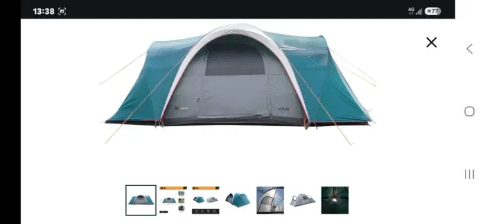Vendo barraca de camping ntk 7 pessoas