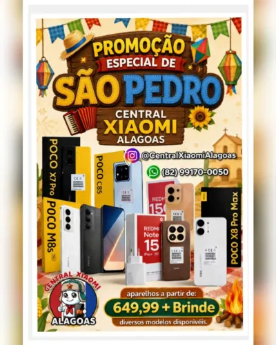 Xiaomi Redmi 15C, Poco C85, Poco X7 Pro e Diversos Modelos Disponíveis 