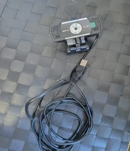 Kit escritório: grampeador grande + webcam USB HD