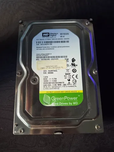 HD Interno Western Digital WD Green 1TB - SATA