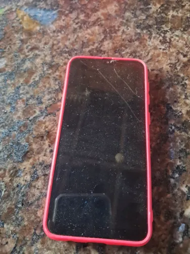 Celular Samsung galaxy 20 funcionando, com display quebrado. 