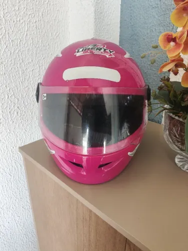 Capacete infantil para moto tamanho 54 