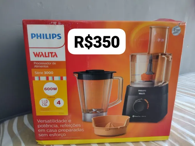 Multiprocessador Philips Walita novo 