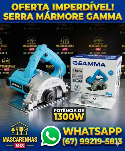 Serra Mármore 1300W 127V com Kit de Refrigeração COD: 010