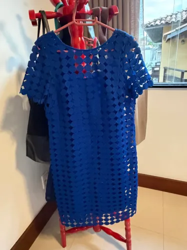 Vestido de festa azul royal