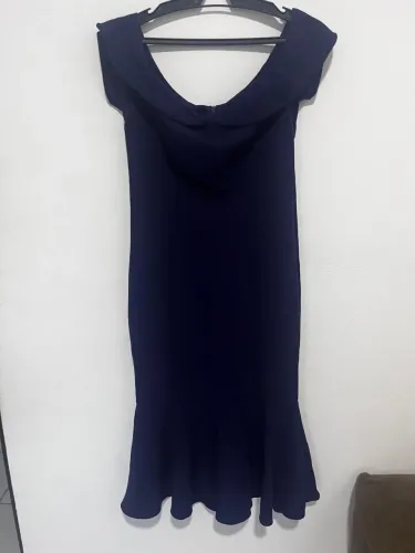 Vestido azul marinho (tam. 38)