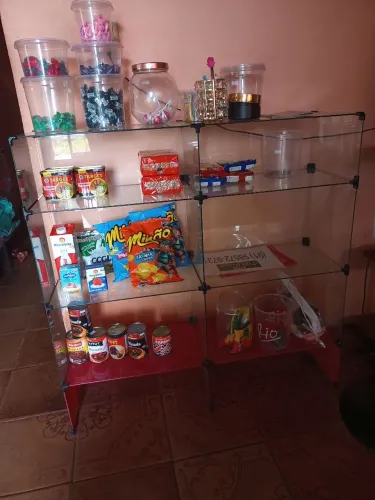 Expositor de vidro