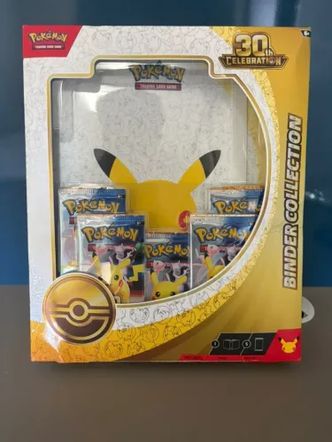 INGLÊS Pokémon 30 Anos Fichário Binder Collection 30th Celebration