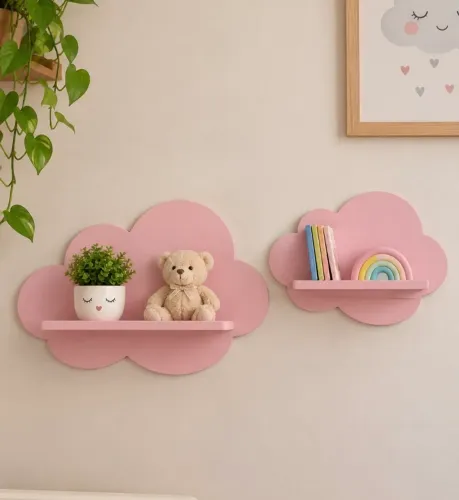 Prateleira Nuvens quarto menina