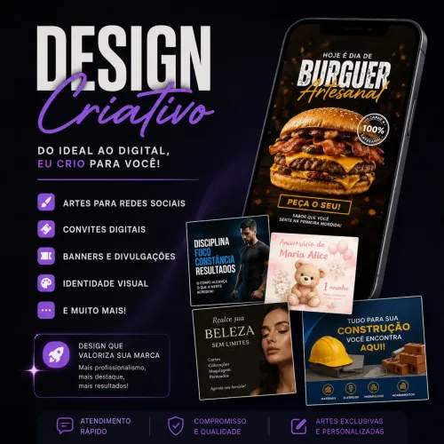 Criação de Artes, Convites Digitais e Divulgação para Redes Sociais