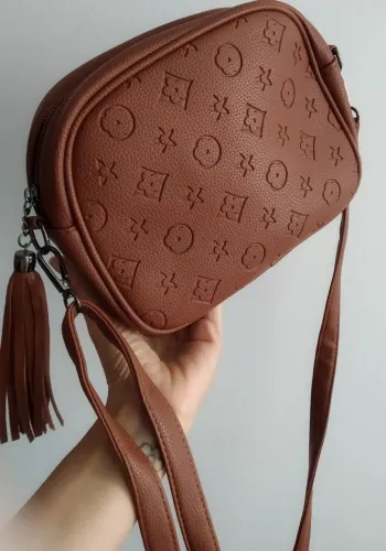 Bolsa caramelo linda de ombro nova