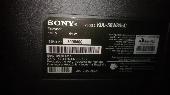 Tv smart 50" Sony com sistema Android, play store e apps