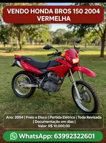 Vendo ou troco bros 150 2004