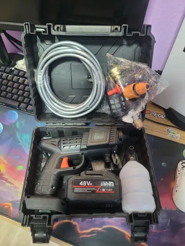 Lavadora De Alta Pressão Sem Fio Automotiva