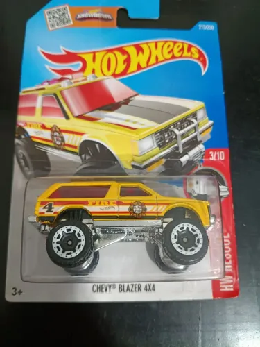 HOTWHEELS CHEVY BLAZER 4X4 AMARELO