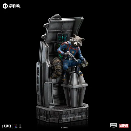 Rocket Raccoon - guardiões da galáxia 3 - 1/10 Iron studios