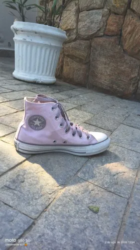 Tênis Converse All Star Rosa bebê 