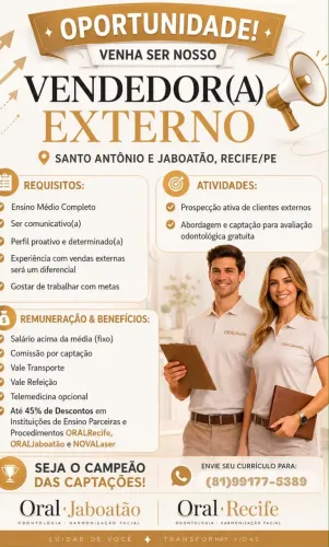 VAGA PARA VENDEDOR EXTERNO