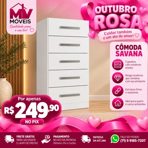 Cômoda savana disponível a pronta entrega