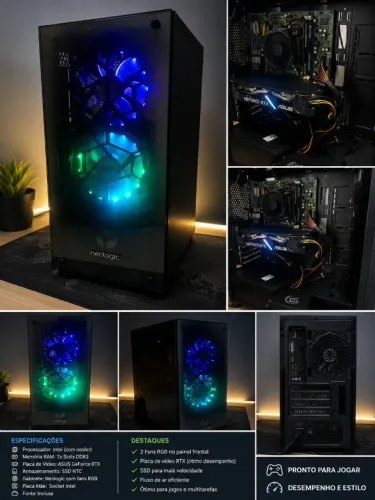 PC Gamer RTX 2060 6GB + i7-3770 + 16GB RAM + SSD Kingston 1TB + SSD 240GB
