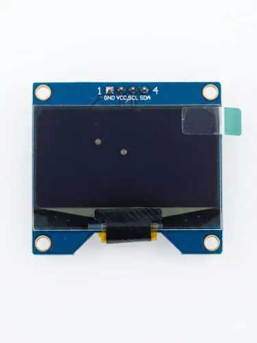 Display OLED monocromático branco