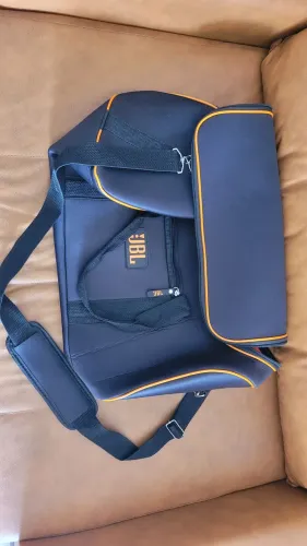 Bolsa Premium Para Jbl Boombox 4 Impermeável C Alça De Ombro Preto