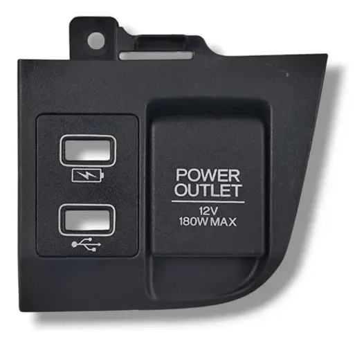 Acendedor Tomada 12v Usb Honda City 2022 A 2024 Preto