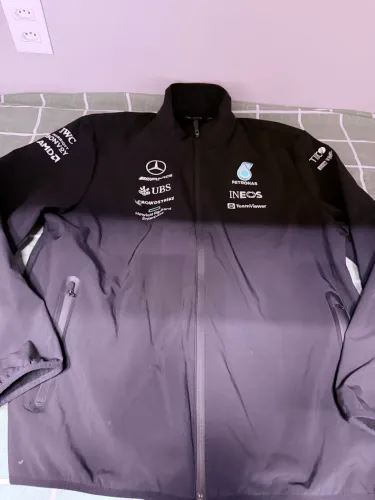 Jaqueta de softshell oficial tommy hilfiger equipe mercedes petronas F 1 Extra G XLL
