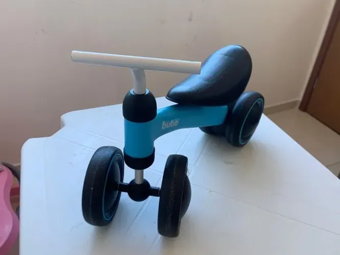 Bicicleta Equilíbrio Sem Pedal Infantil Buba Azul