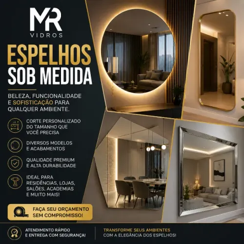 ESPELHOS SOB MEDIDA