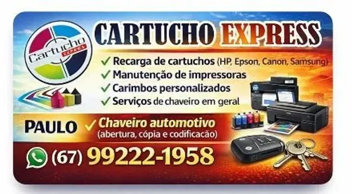 Chaveiro ou troca de cartucho