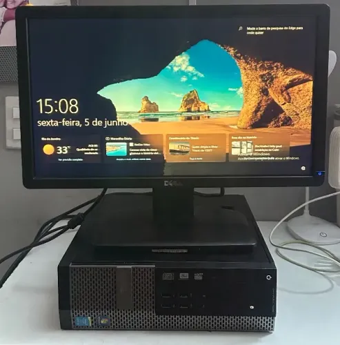 Intel i3 + Monitor Dell | 16GB RAM | SSD Rápido