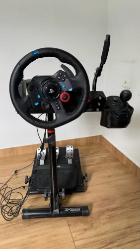 Volante Logitech G29 + Câmbio + Freio de Mão + Suporte