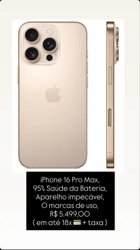 iPhone 16 pro Max 