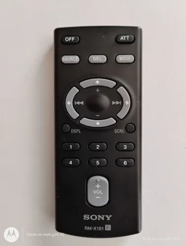 Controle remoto Sony RM - X151