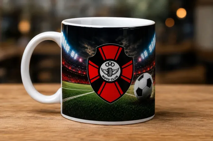 Caneca porcelana Moto Clube 325 ml