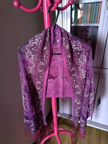 Pashmina da Turquia roxa