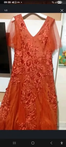 Vestido de festa Terracota semi novo