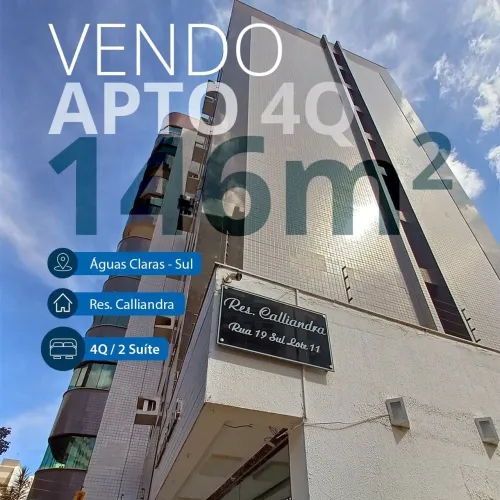 Apartamento Vazado, 4Q - 146m²