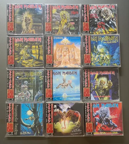 Cd Iron Maiden discografia japonesa importados raros  lp vinil box 