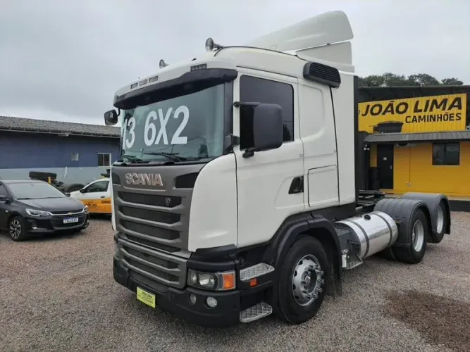 SCANIA G 440 A 6X2 2013 AUTOMÁTICO MOTOR JÁ FEITO ESTÁ C/ 300.000km