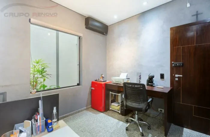 Locação: Sala 8m² - Brooklin, S.P. - mobiliada com ar-condicionado. 200 metros do Metrô Br